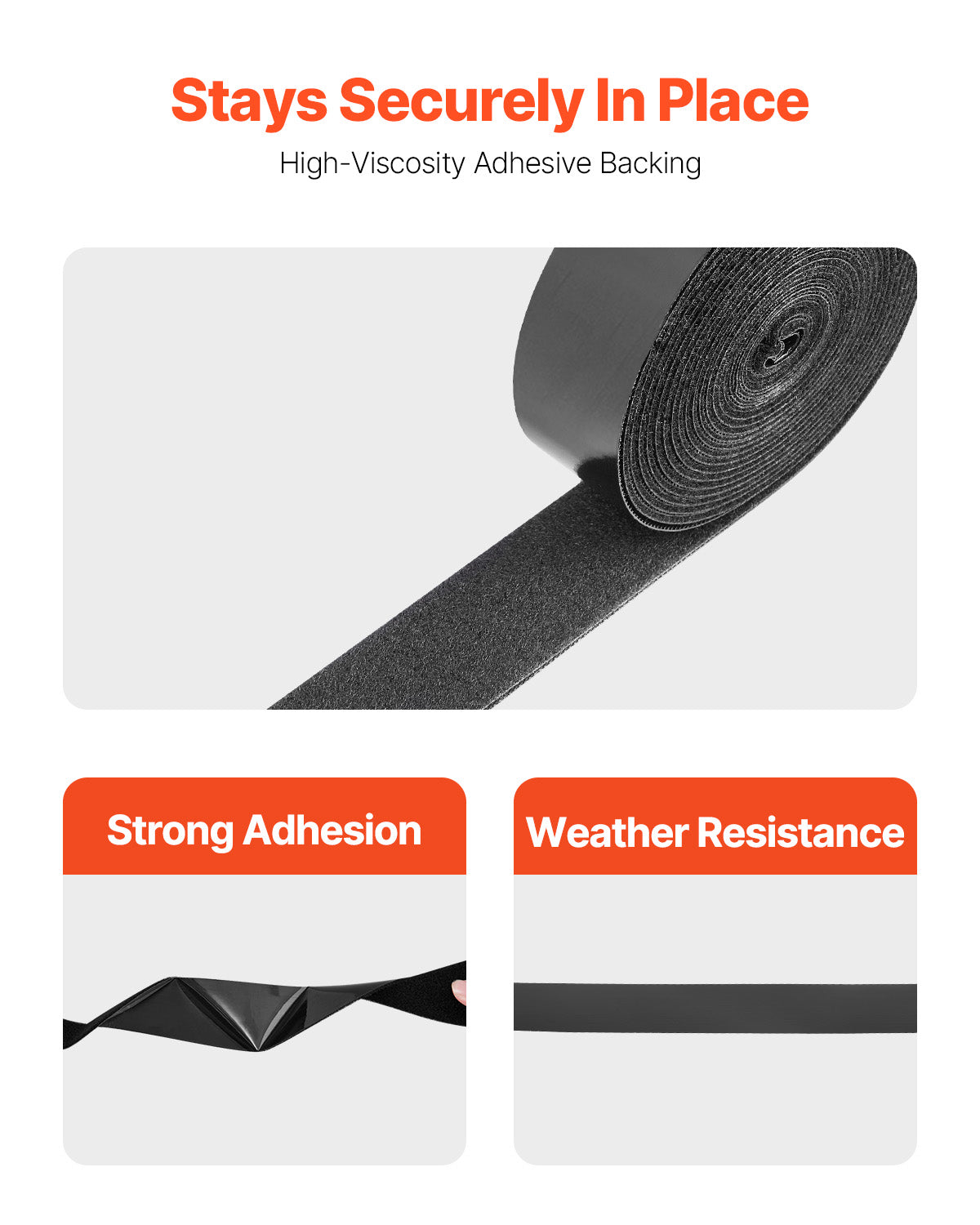 Self-Adhesive Hook and Loop Tape Roll – additional product view