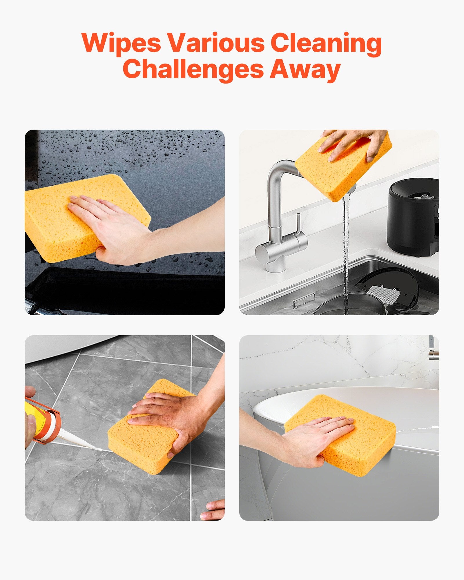 Large Cleaning Sponges 6 Pack – additional product view 7