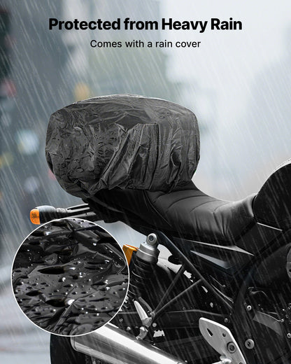 10L Motorcycle Tail Bag with Rain Cover – additional product view