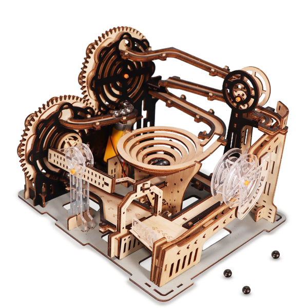 3D Wooden Whale Music Box Puzzle | Handmade DIY Model Kit – in-use product view
