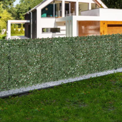 39 x 98 in Artificial Ivy Privacy Fence Screen for Patio & Garden – in-use product view