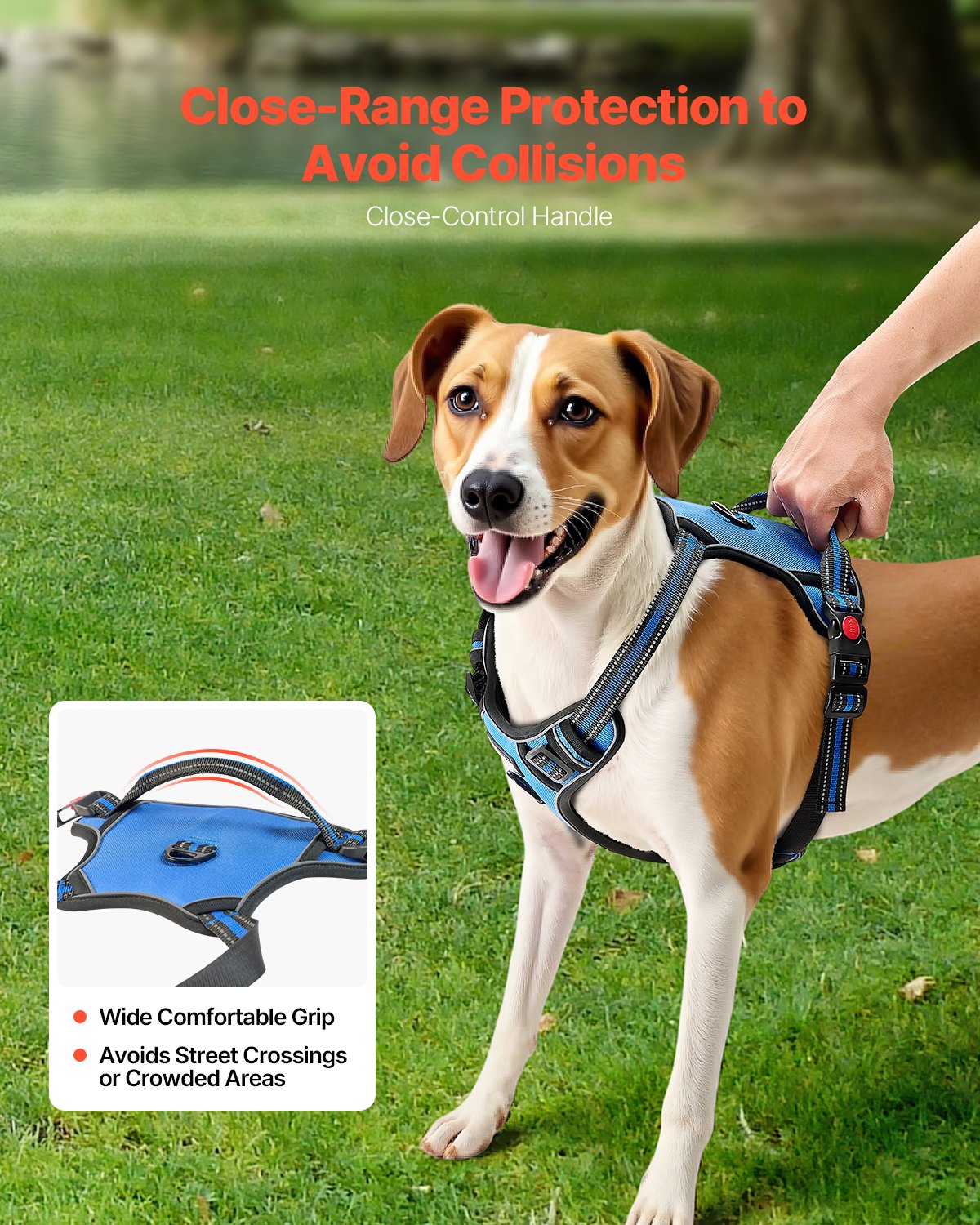 No-Pull Dog Harness with 5 ft Leash – additional product view