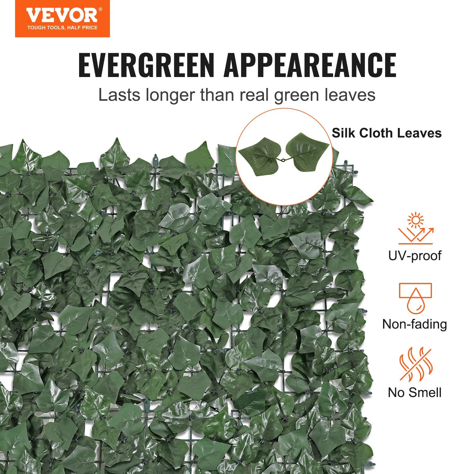 39 x 98 in Artificial Ivy Privacy Fence Screen for Patio & Garden – alternate product view