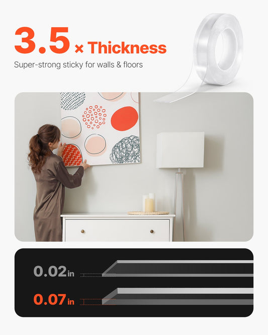 Heavy-Duty Double-Sided Nano Tape 16 ft – alternate product view