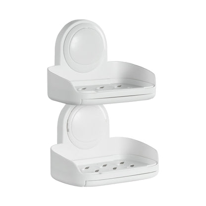 Suction Cup Soap Dish with Drain Tray – product detail view