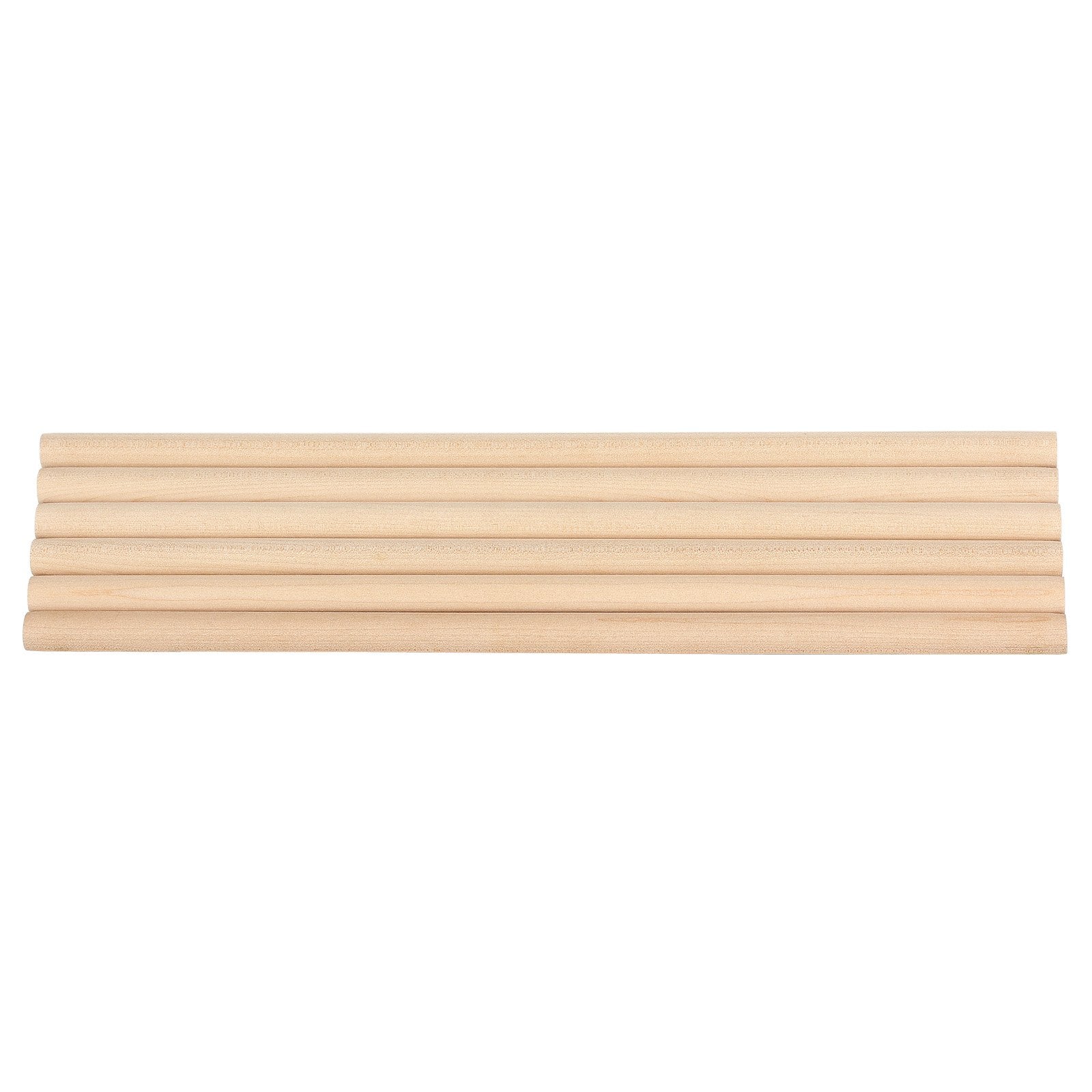 25-Pack 12 in Wooden Dowel Rods – alternate angle
