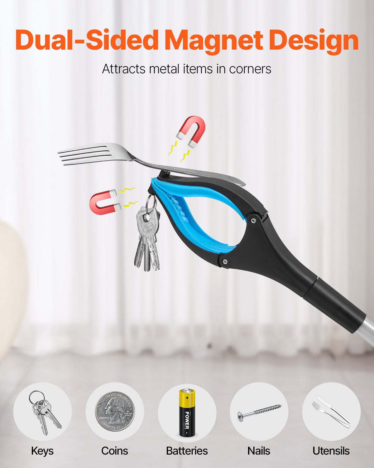 Foldable Grabber Reacher Tool 2 Pack – product detail view