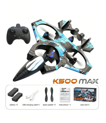 RC Fighter Jet Drone Set with Hovering, Flips & Speed Control – alternate product view