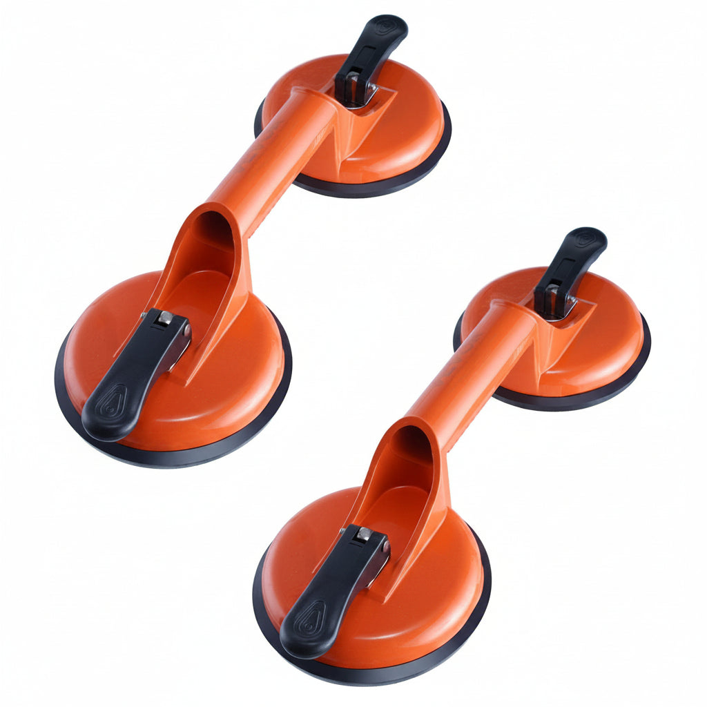 330 lb Vacuum Glass Suction Cup Lifters 2-Pack with Aluminum Handles – main product view