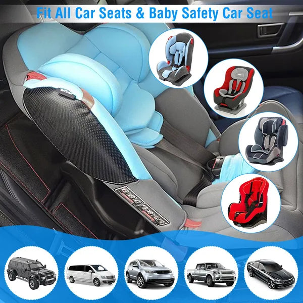 2-Pack Car Seat Protector Mats with Padding & Mesh Pockets – alternate product view
