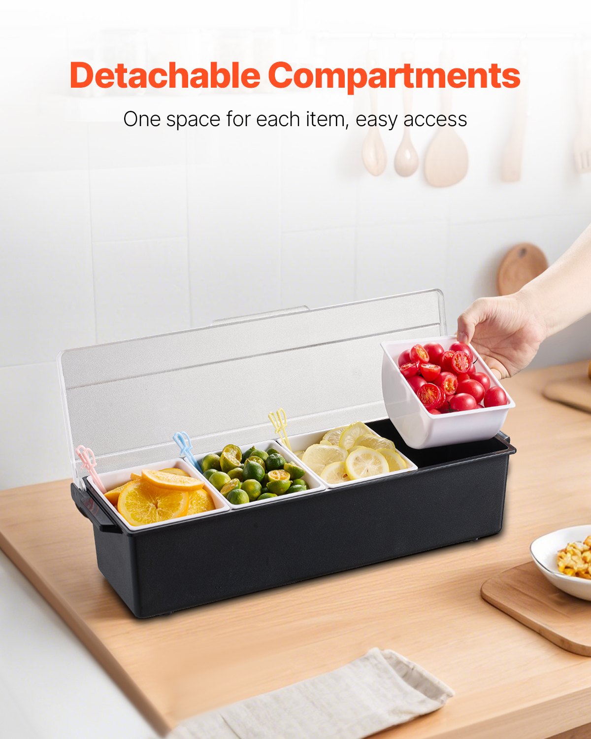 Chilled Condiment Server with Lid – additional product view
