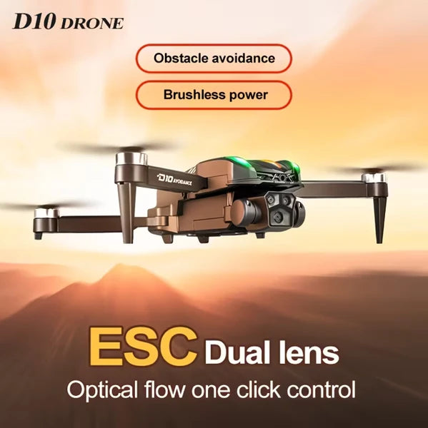 D10 RC Drone with Obstacle Avoidance & Optical Flow Hovering – product detail view