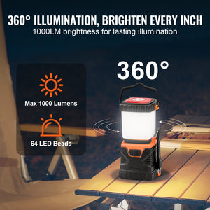 Battery Powered LED Camping Lantern – main product view