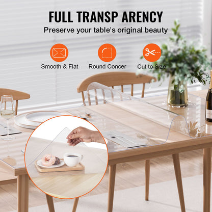 Clear PVC Desk and Table Protector 36 x 48 in – additional product view