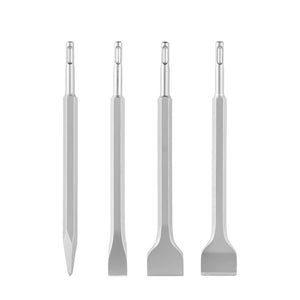 4-Piece SDS Plus Chisel Set for Concrete, Brick & Demolition – main product view