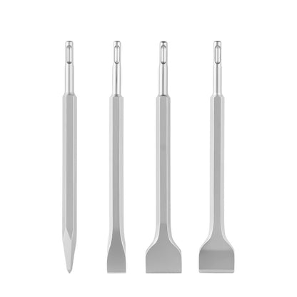 4-Piece SDS Plus Chisel Set for Concrete, Brick & Demolition – main product view