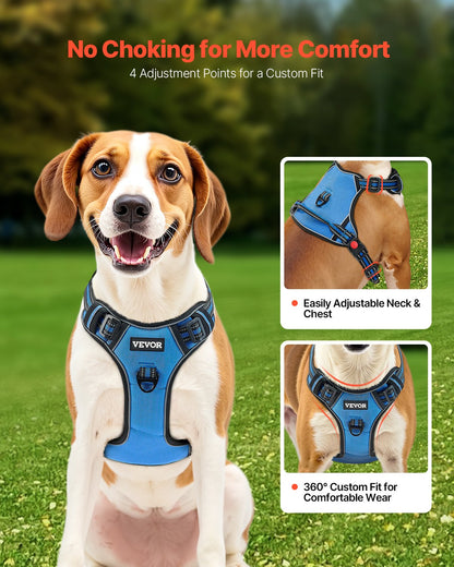 No-Pull Dog Harness with 5 ft Leash – alternate angle