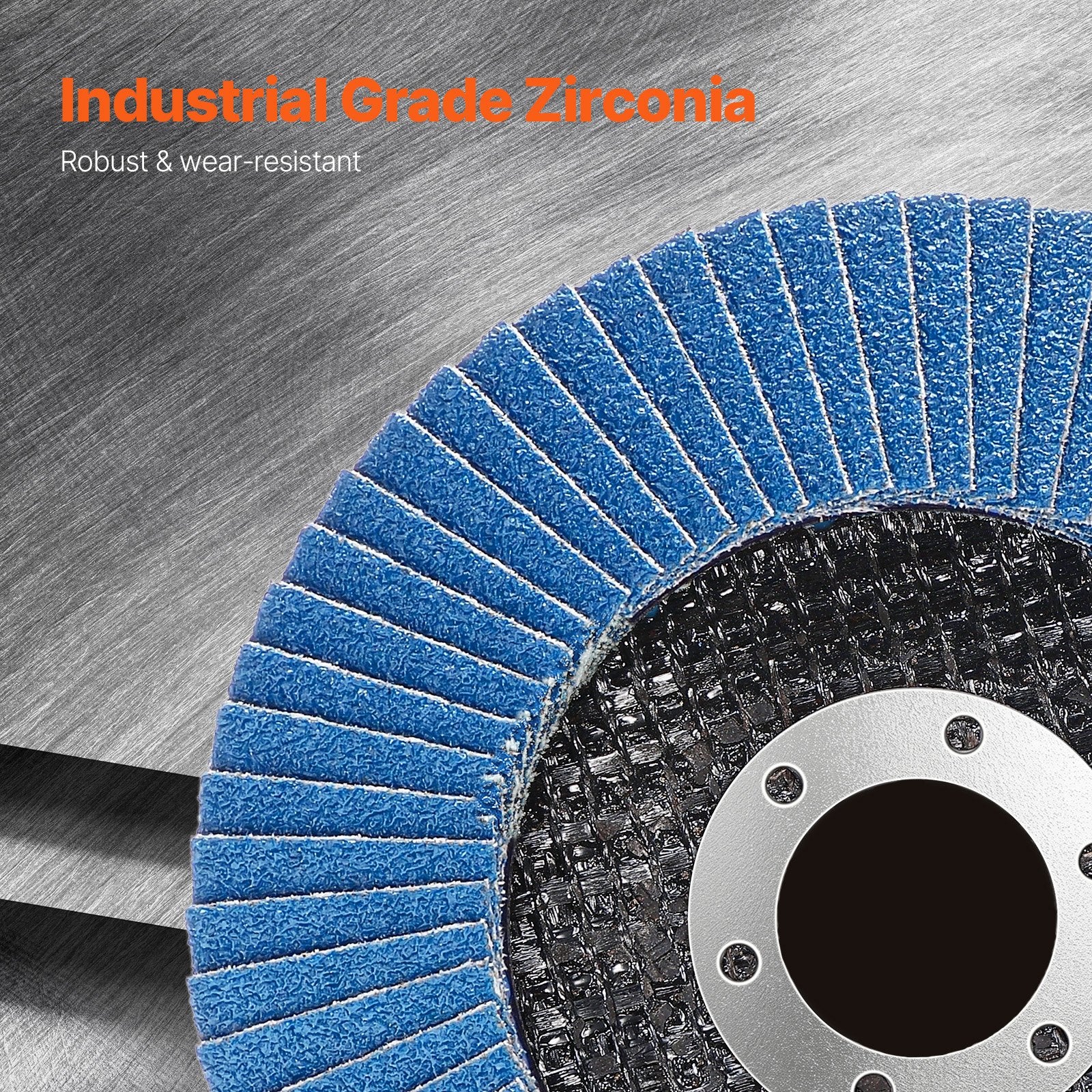 40-Grit Flap Sanding Discs 10 Pack – alternate angle