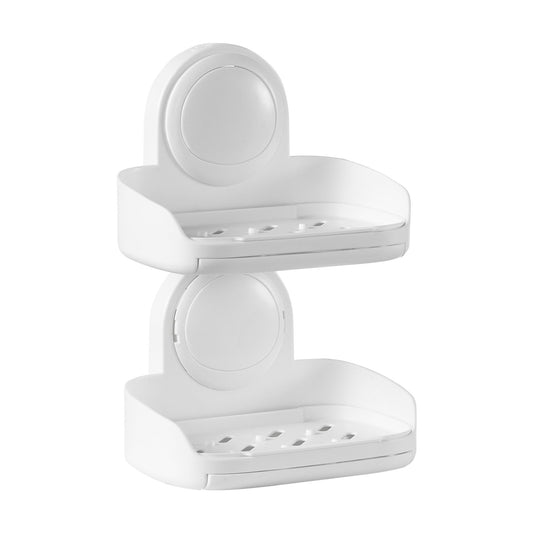 Suction Cup Soap Dish with Drain Tray – alternate product view