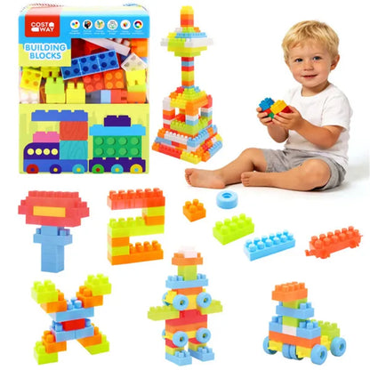 150-Piece Building Blocks with Wheels | STEM Toy for Kids 3+ – alternate product view