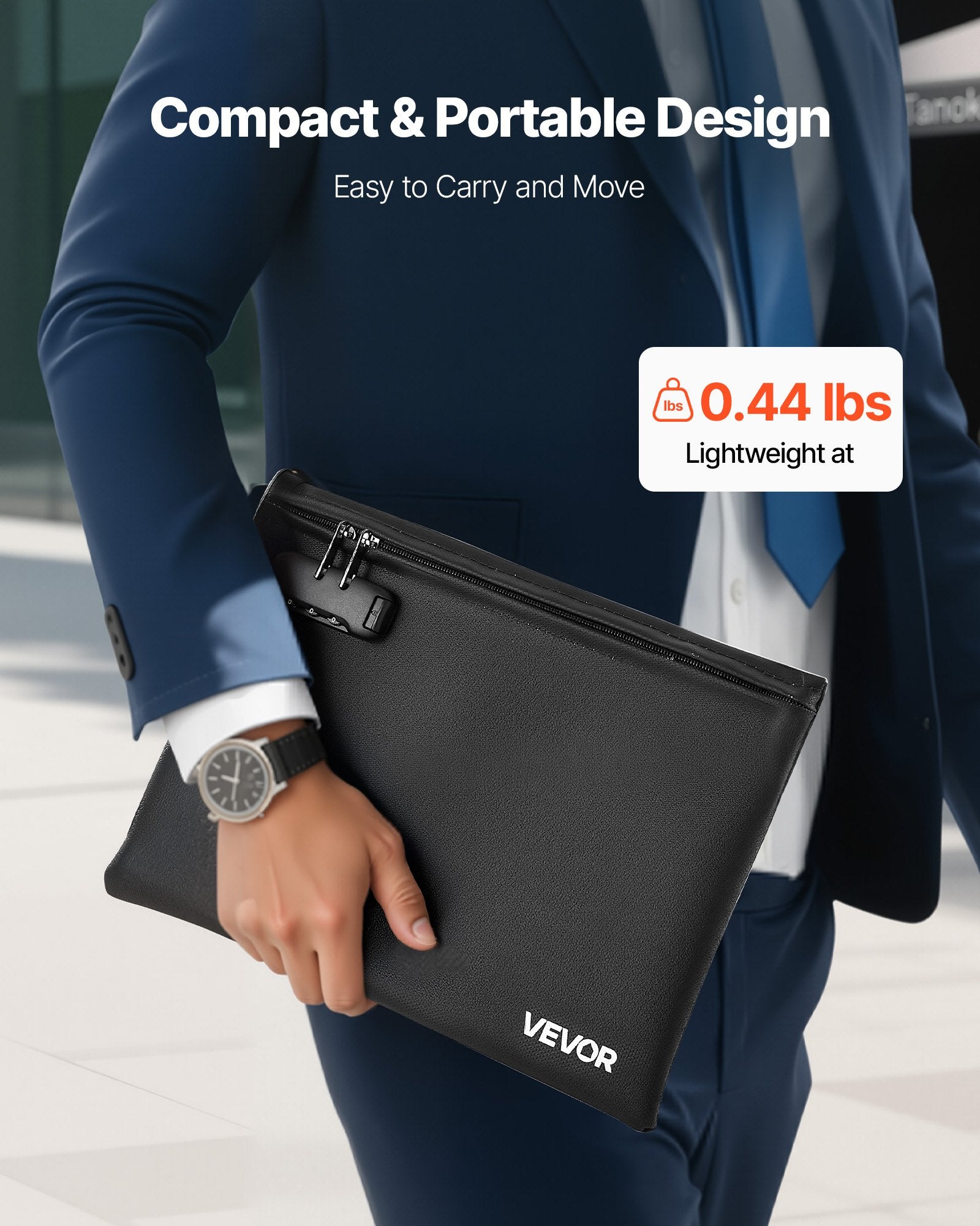 Fireproof Document Bag with Lock – additional product view