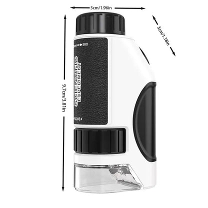 Kids 50X-300X Handheld Microscope | Portable STEM Science Toy – product detail view