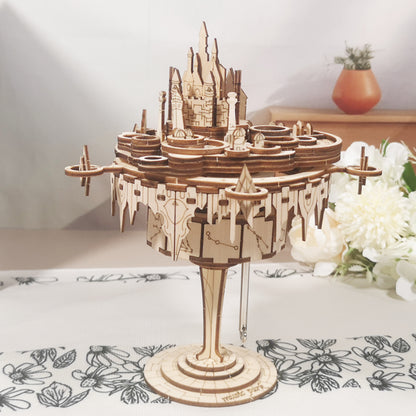 3D Wooden Castle Music Box | You Are My Sunshine DIY Puzzle – additional product view