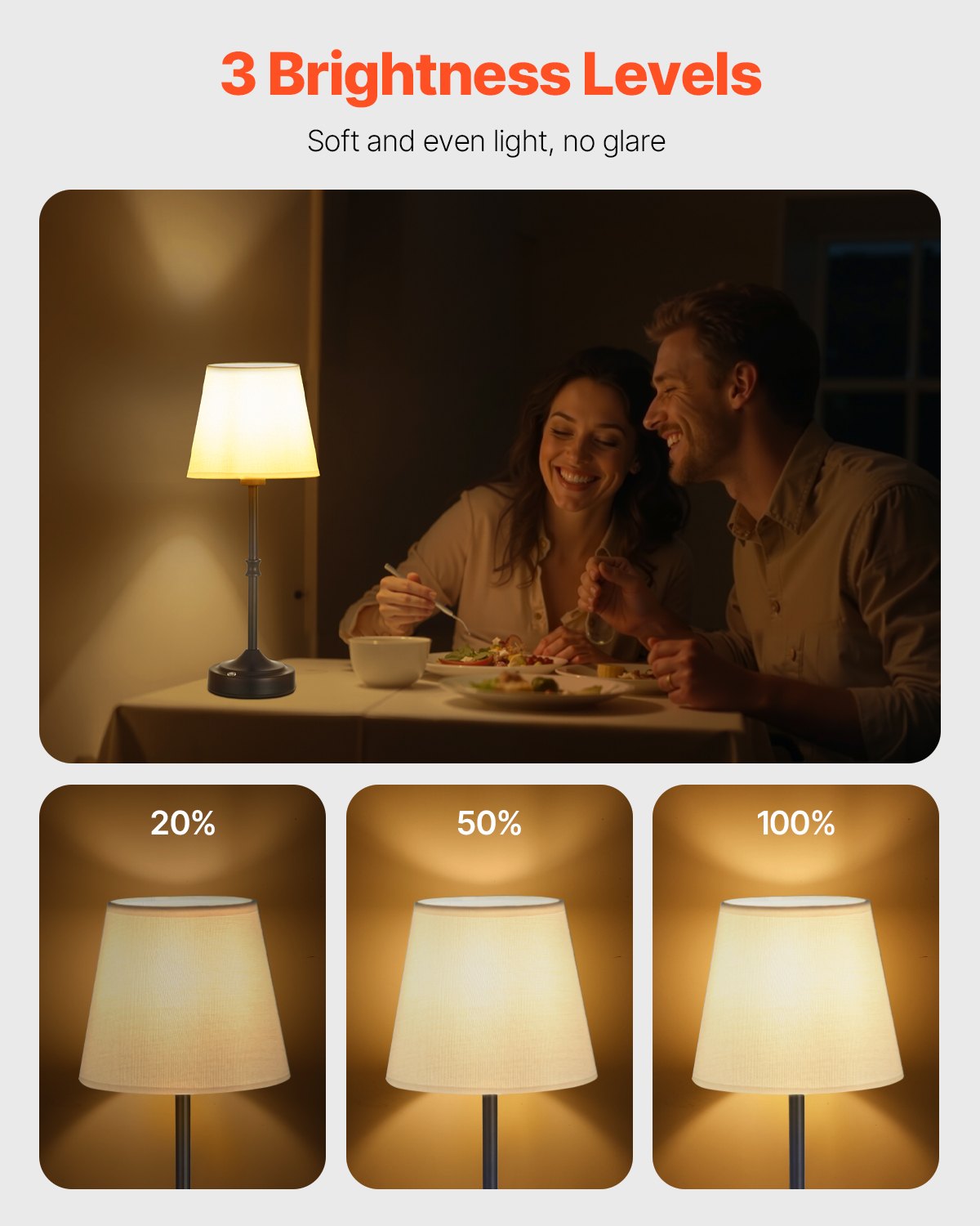 Cordless Rechargeable Table Lamp – alternate product view
