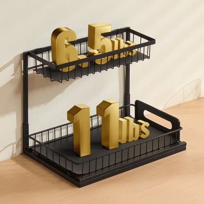 2-Tier Pull-Out Under Sink Organizer – product presentation