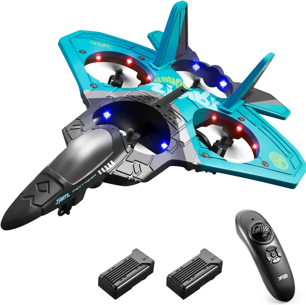 4DRC V17 RC Plane 2.4GHz 6CH EPP Aircraft with Stunt Rolls – in-use product view