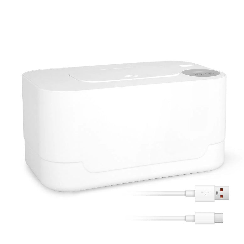Baby Wipe Warmer with Night Light | 3 Temps, Type-C Powered – feature detail view
