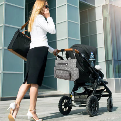 8-Piece Diaper Bag Set with Changing Pad & Bottle Bag – product detail view