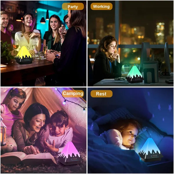 Touch Control Night Light | 8 Colors, 6-Level Dimming & Timer – feature detail view