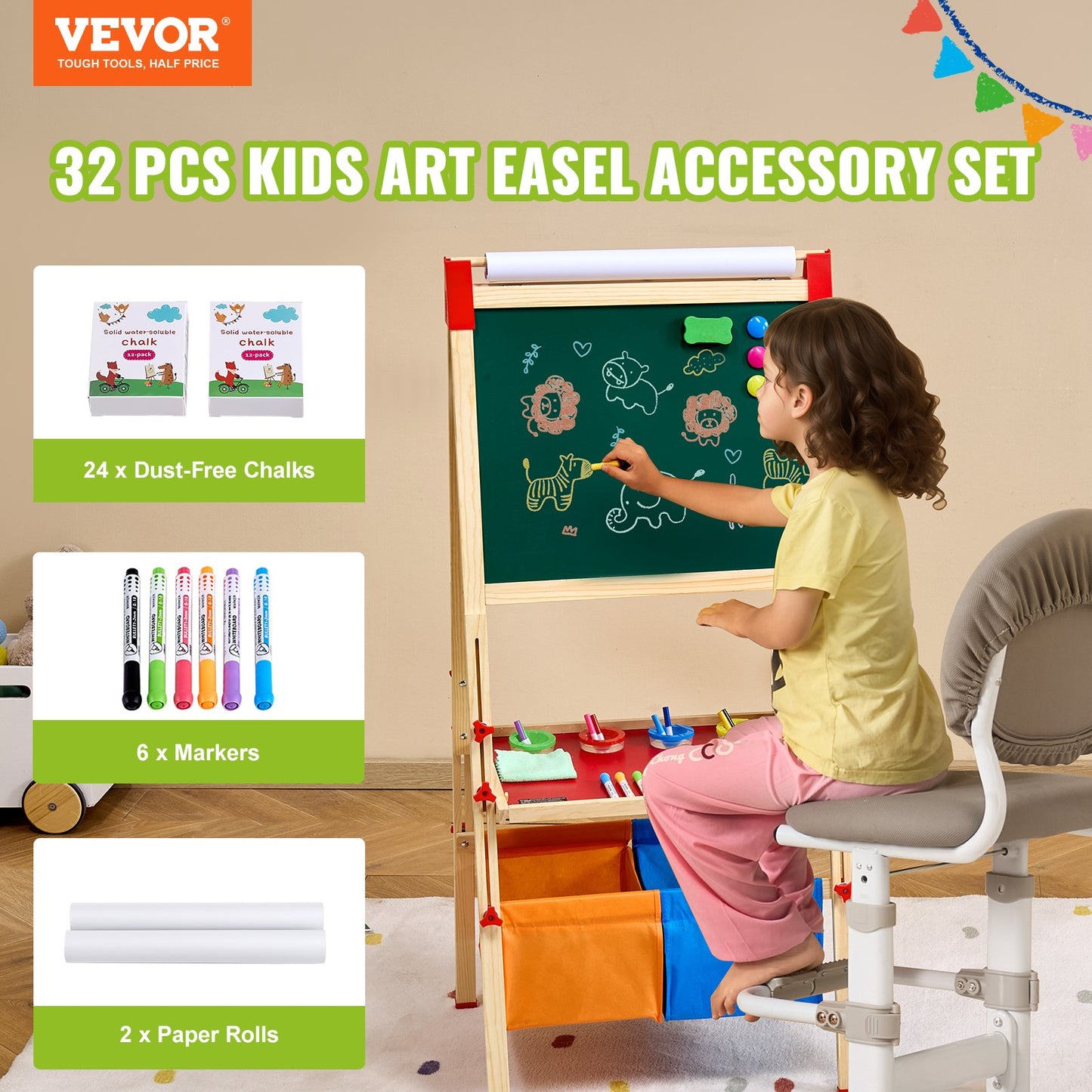 Easel Accessory Set 32 Piece – main product view