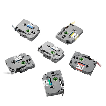 6-Pack 12mm Label Maker Tape – product detail view
