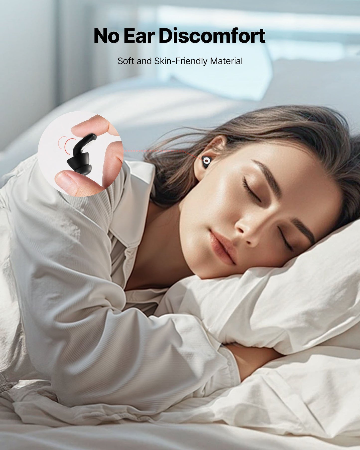 Soft Silicone Earplugs for Sleeping – alternate product view