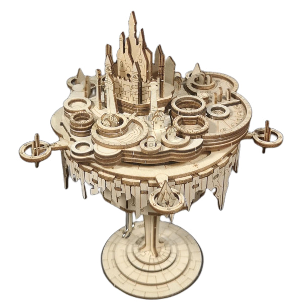 3D Wooden Castle Music Box | You Are My Sunshine DIY Puzzle – main product view