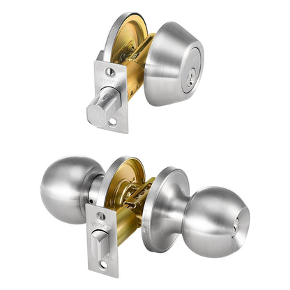 Entry Door Knob and Deadbolt Set – product presentation