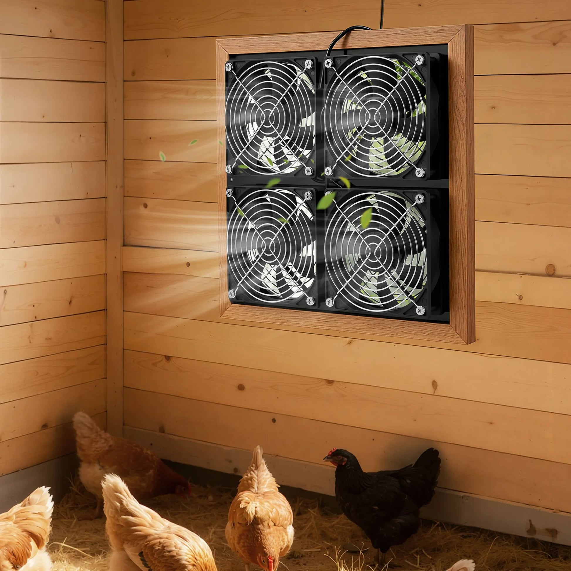 Solar Powered Exhaust Fan for Greenhouse & Chicken Coop – additional product view 8