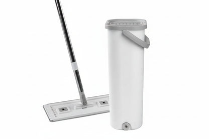 Flat Mop and Bucket with Wringer Set | Hands-Free Dual Chamber – additional product view 9