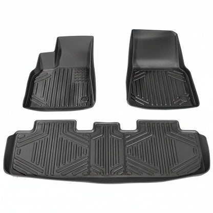 Tesla Model Y Floor Mats 2021-2024 | 3-Piece All-Weather TPE Liner Set – additional product view 10